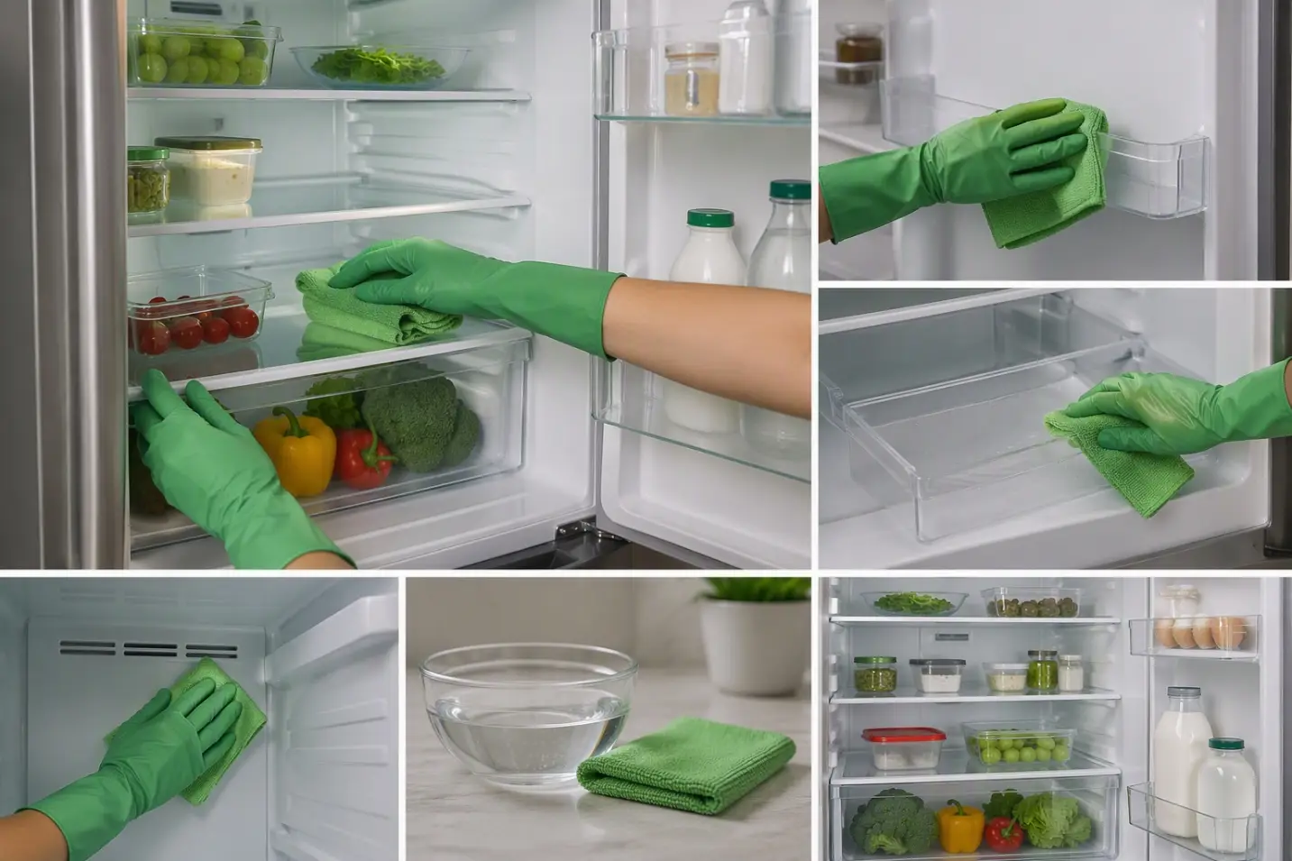 Hoe je de koelkast grondig en veilig schoonmaakt met Nicegreen Ultra