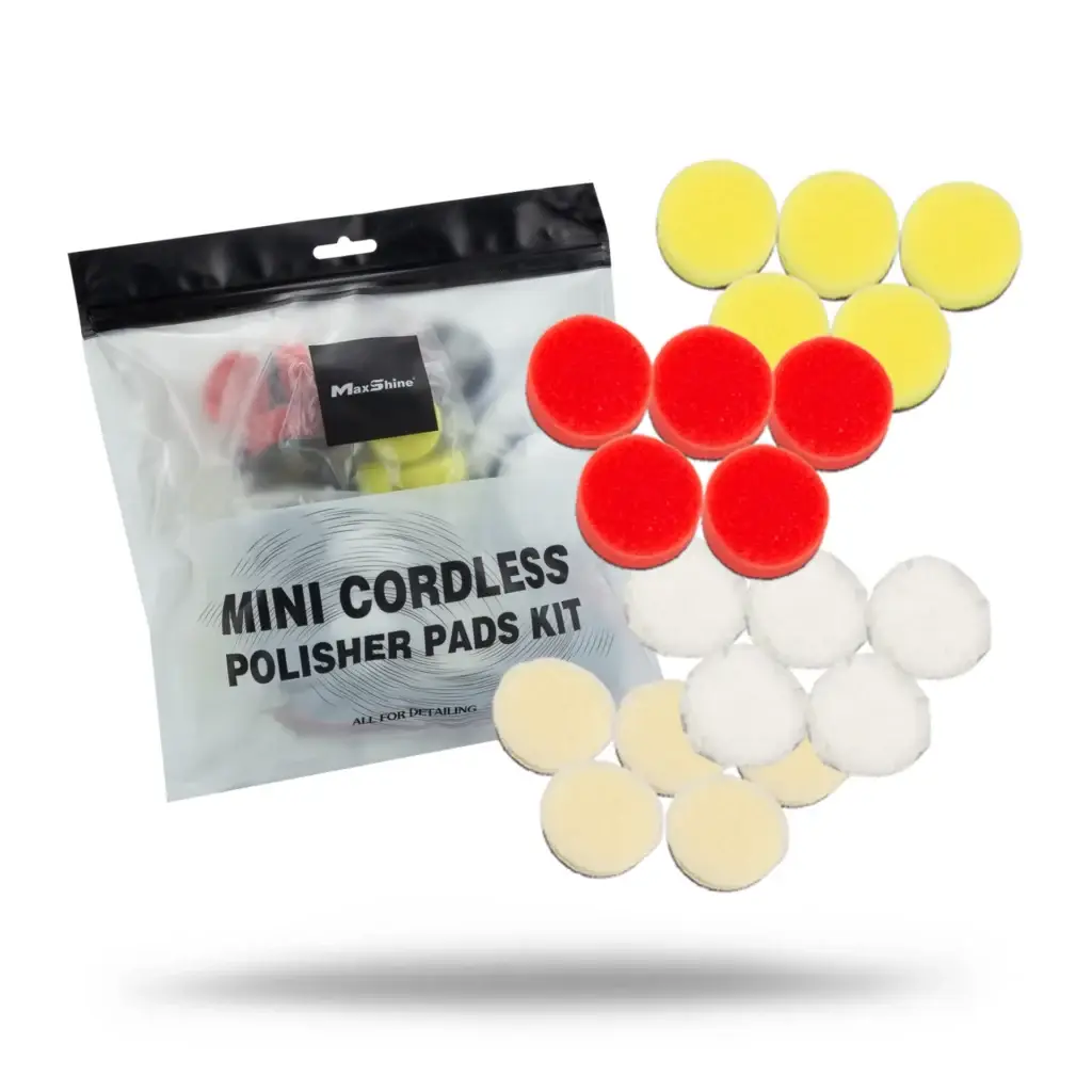 Maxshine Mini Cordless Polisher Pads Kit