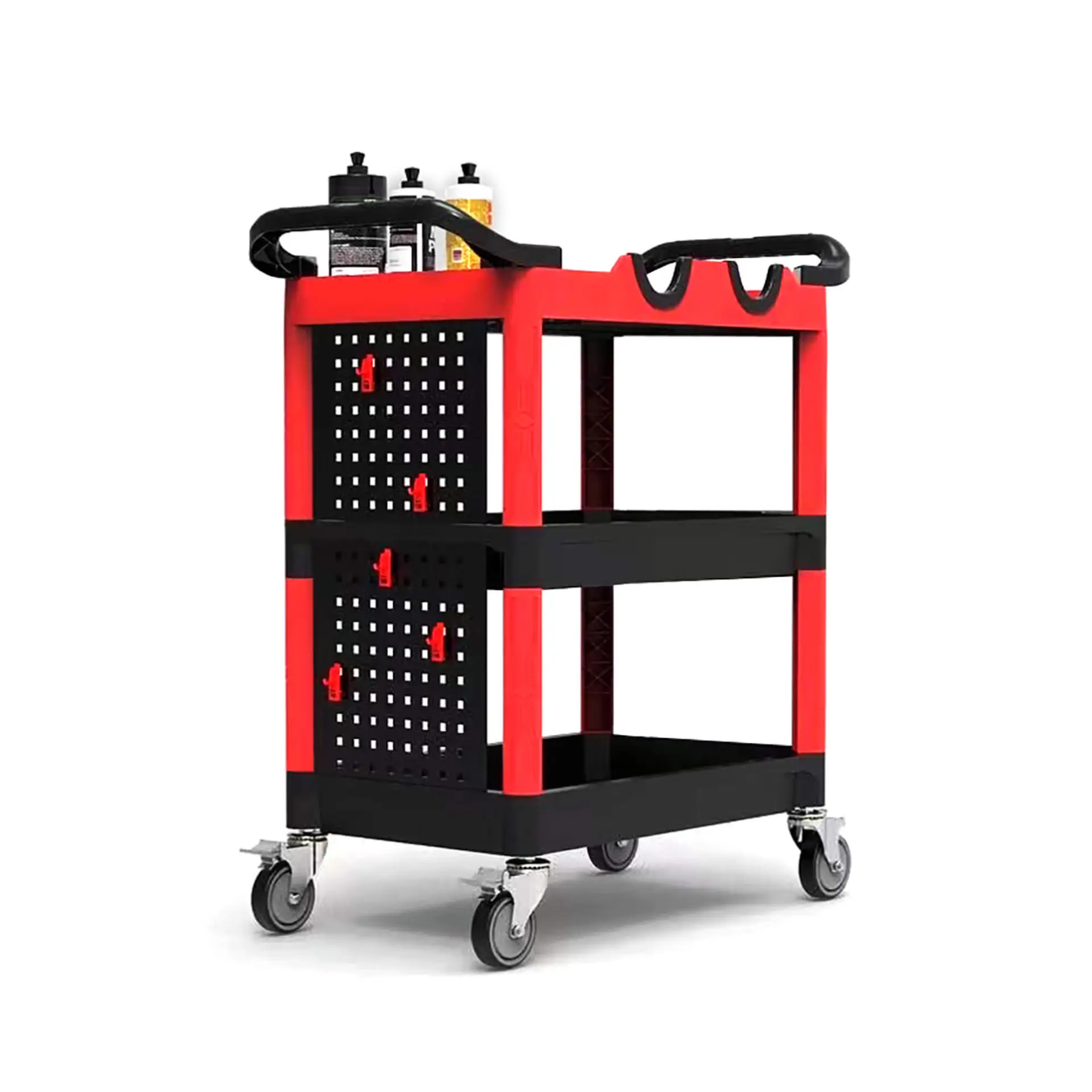 Maxshine Premium Heavy Duty Detailing Cart With Lockable Bearing Casters 702312