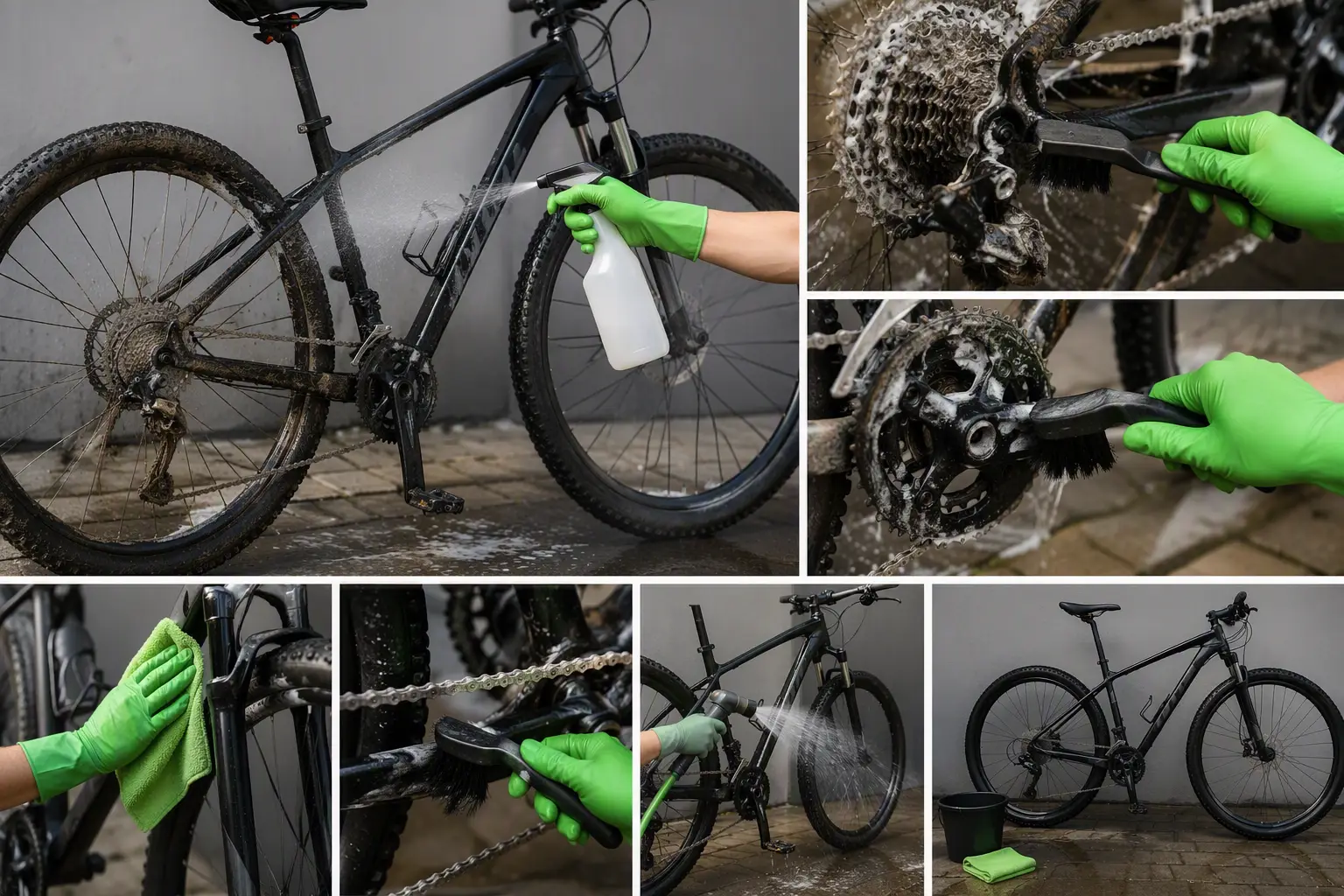 Je fiets efficiënt schoonmaken en ontvetten met Nicegreen Ultra