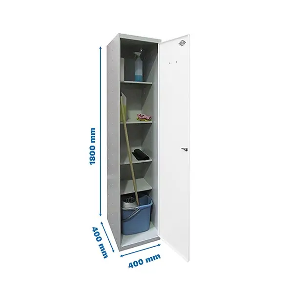 SIMONLOCKER PROF.DISM.CLEANING 180X40X40 1/4 GR/BC - Metalen garagekast