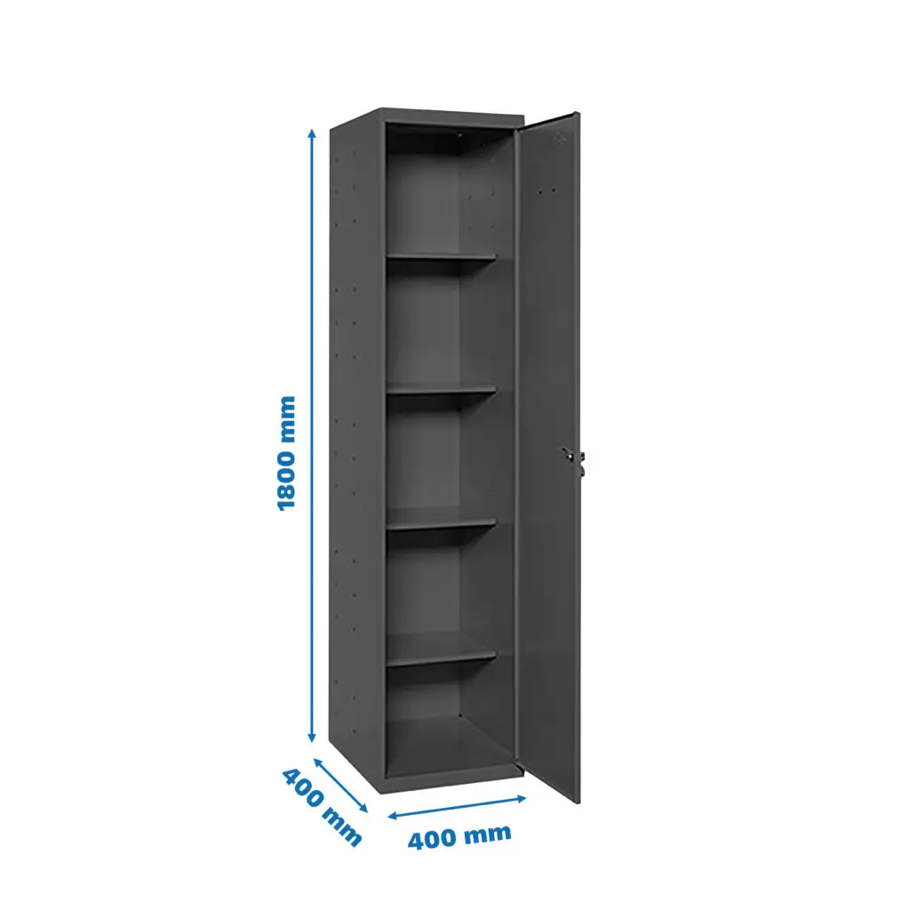 SIMONLOCKER PROF.DISM.CLEANING 180X40X40 1/4 AN/AN - Metalen garagekast