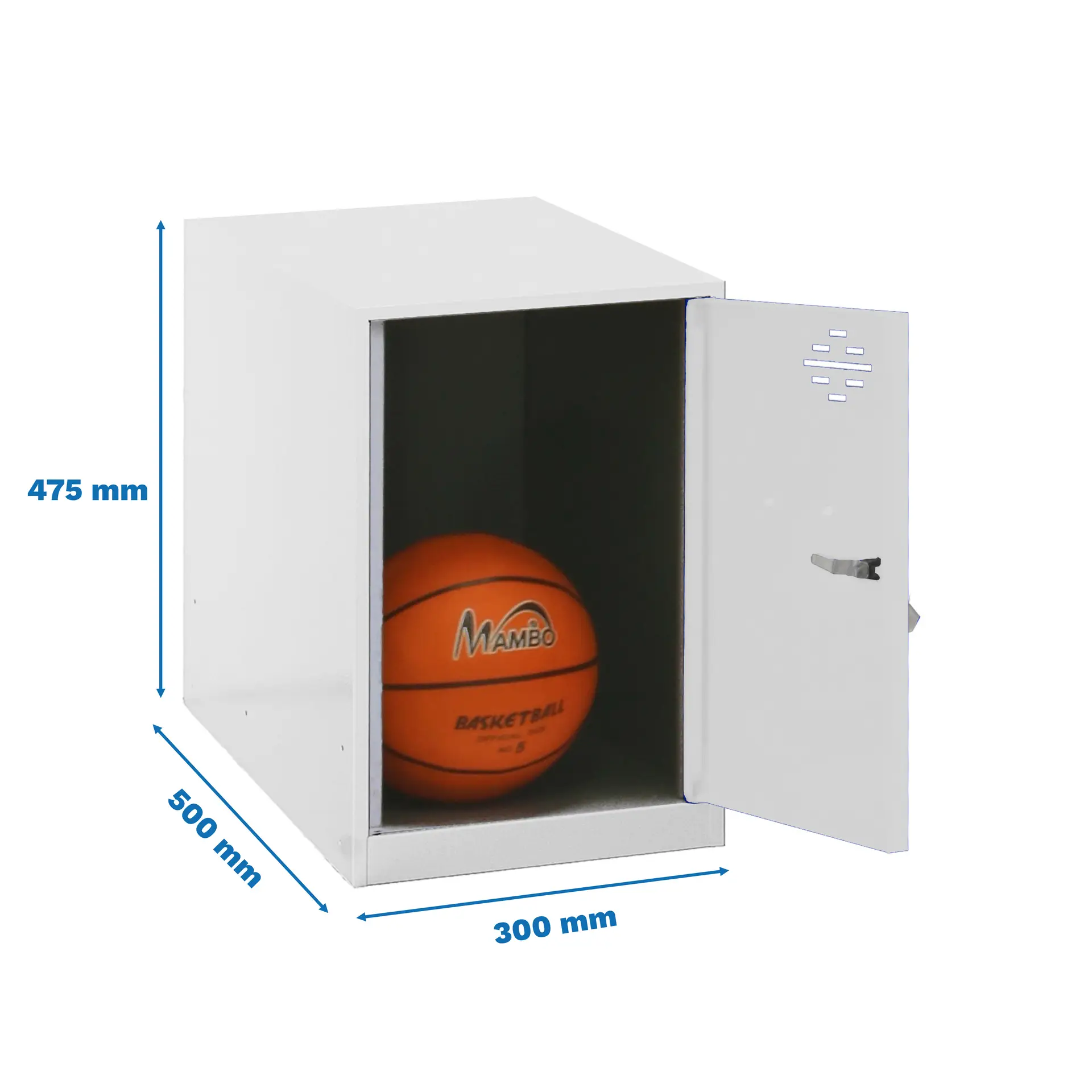 SIMONLOCKER DISM. MINI 475X300X500 MM BLA/BLA - Metalen lockerkast