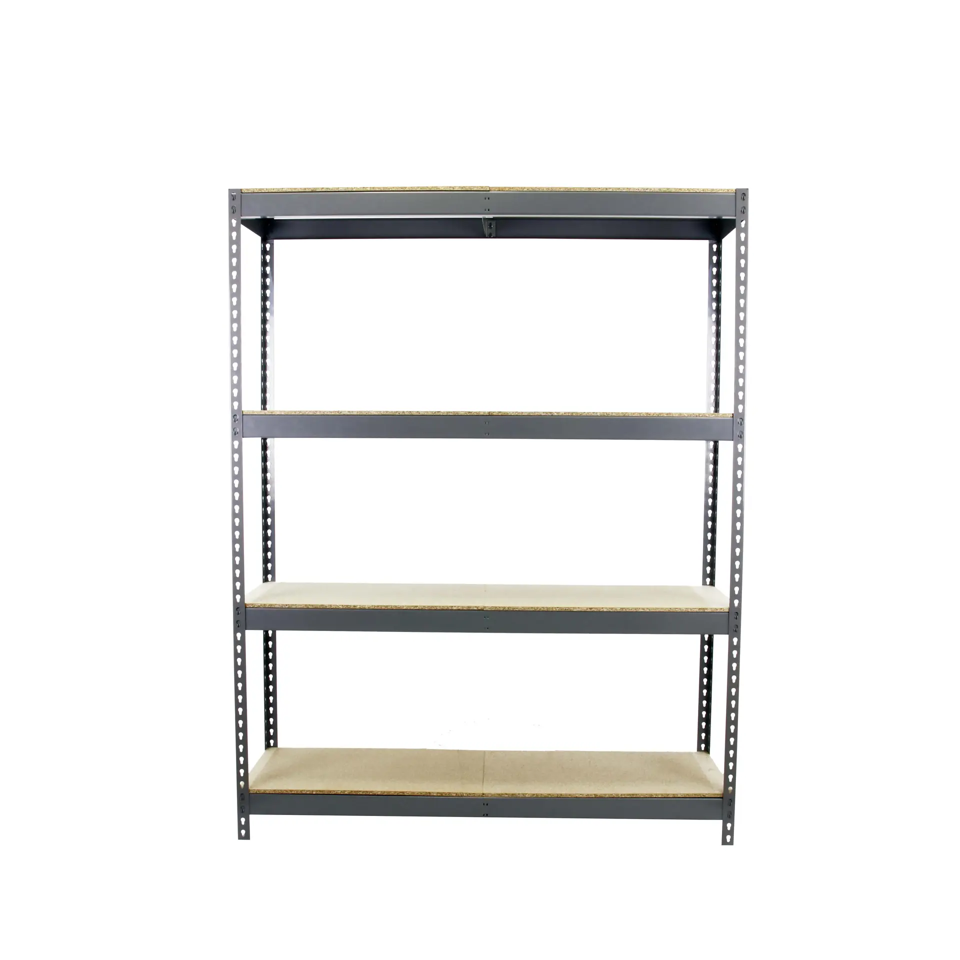 ECOFORTE 1204-4 CHIPBOARD GRIJS/HOUT - Industriële stellingkast - Afbeelding 2