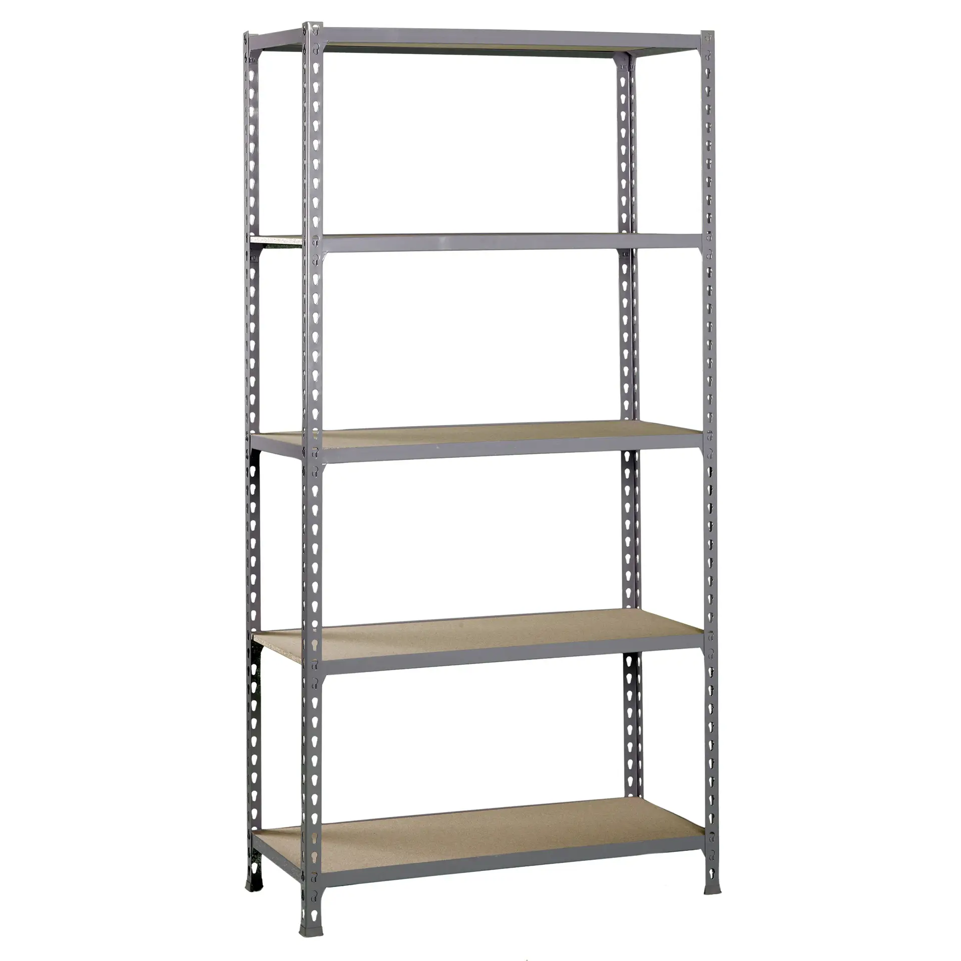 MADERCLICK PLUS 5/500 GRIJS/HOUT - Metalen stellingkast - Afbeelding 2