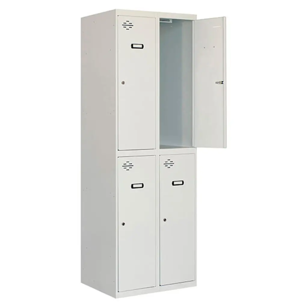 SIMONLOCKER PROF.DISM.TANDEM 2/4 300 (600) GRIJS - Metalen lockerkast