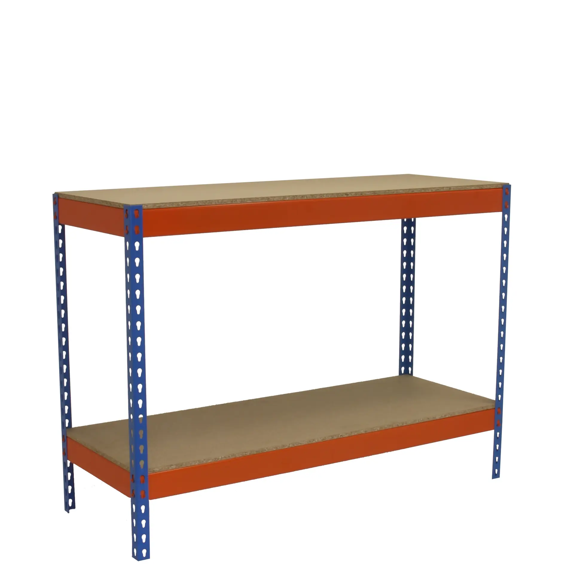 SIMONWORK BASIC 2 902190-2 BLAUW/ORANJE/HOUT - Werktafel - Afbeelding 2