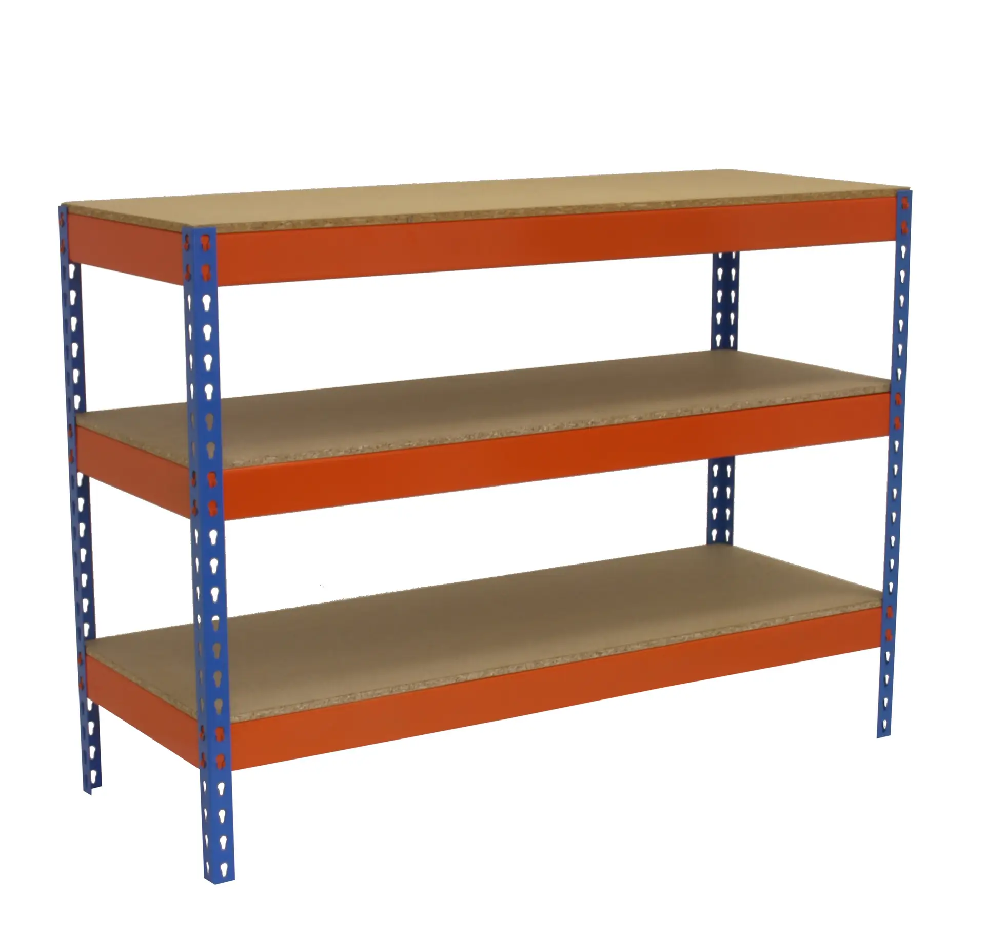 SIMONWORK BASIC 3 901575-3 BLAUW/ORANJE/HOUT - Werktafel - Afbeelding 2